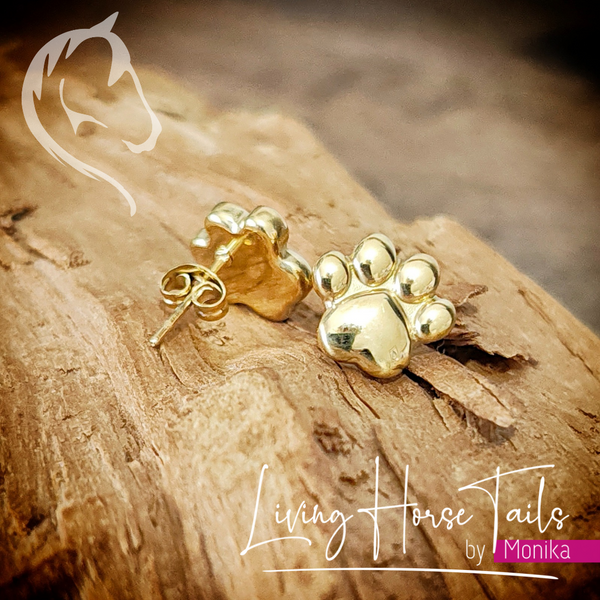 Paw print Stud Earrings