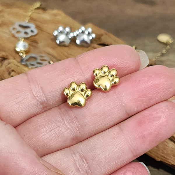 Paw print Stud Earrings