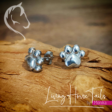 Paw print Stud Earrings