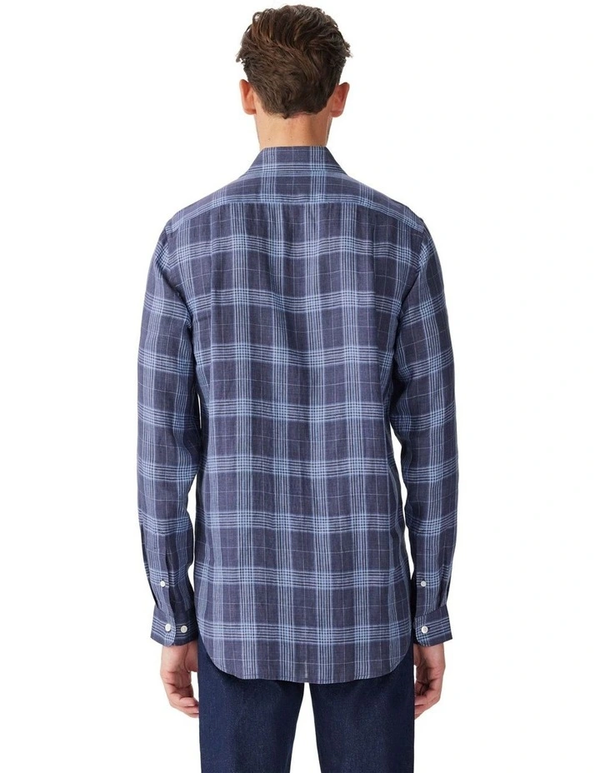 RM Williams Robe Linen Check Shirt