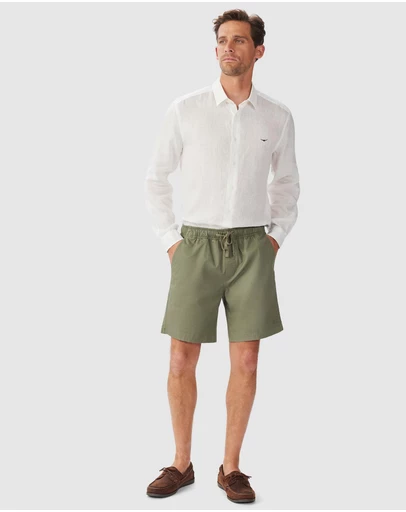 RM Williams Washed Rugby Short
