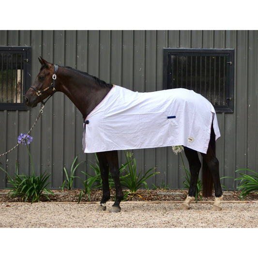 Shanga White Ripstop Rug-Trailrace Equestrian Outfitters-The Equestrian