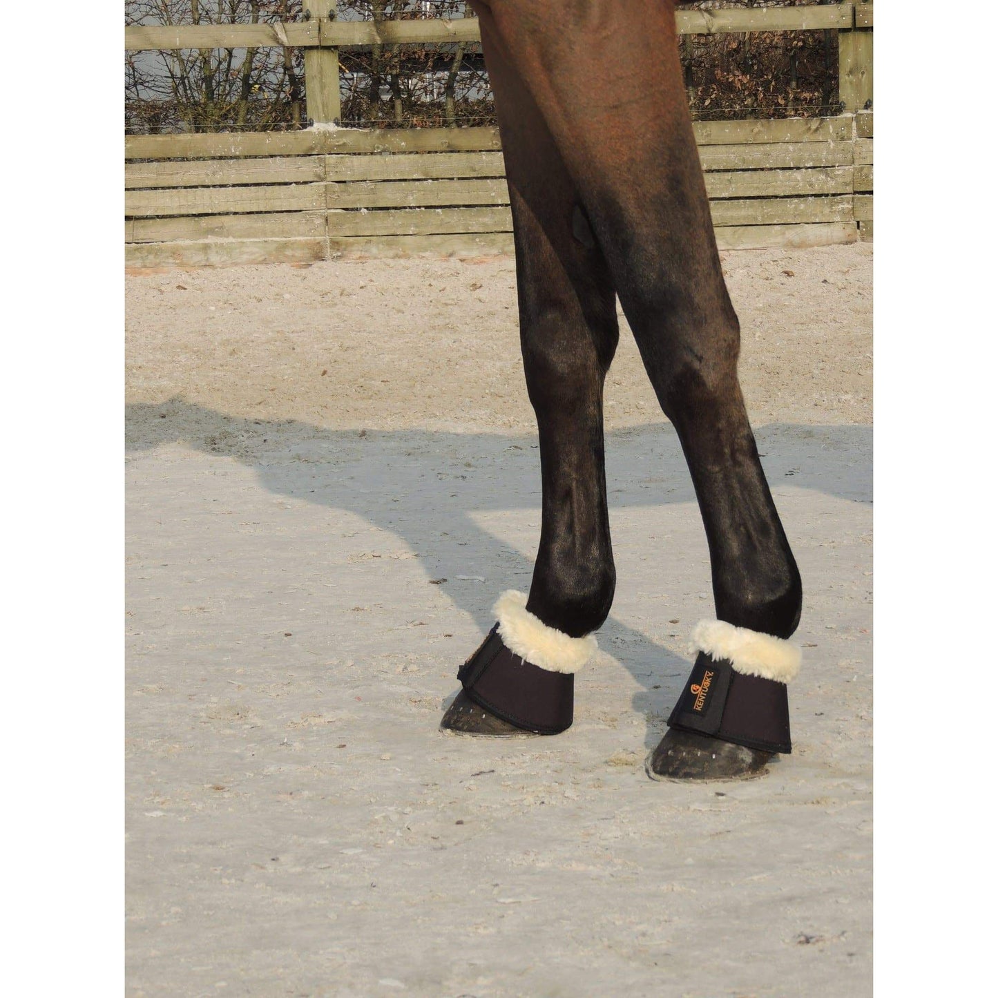 Sheepskin Overreach Boots Solimbra-Dapple EQ-The Equestrian