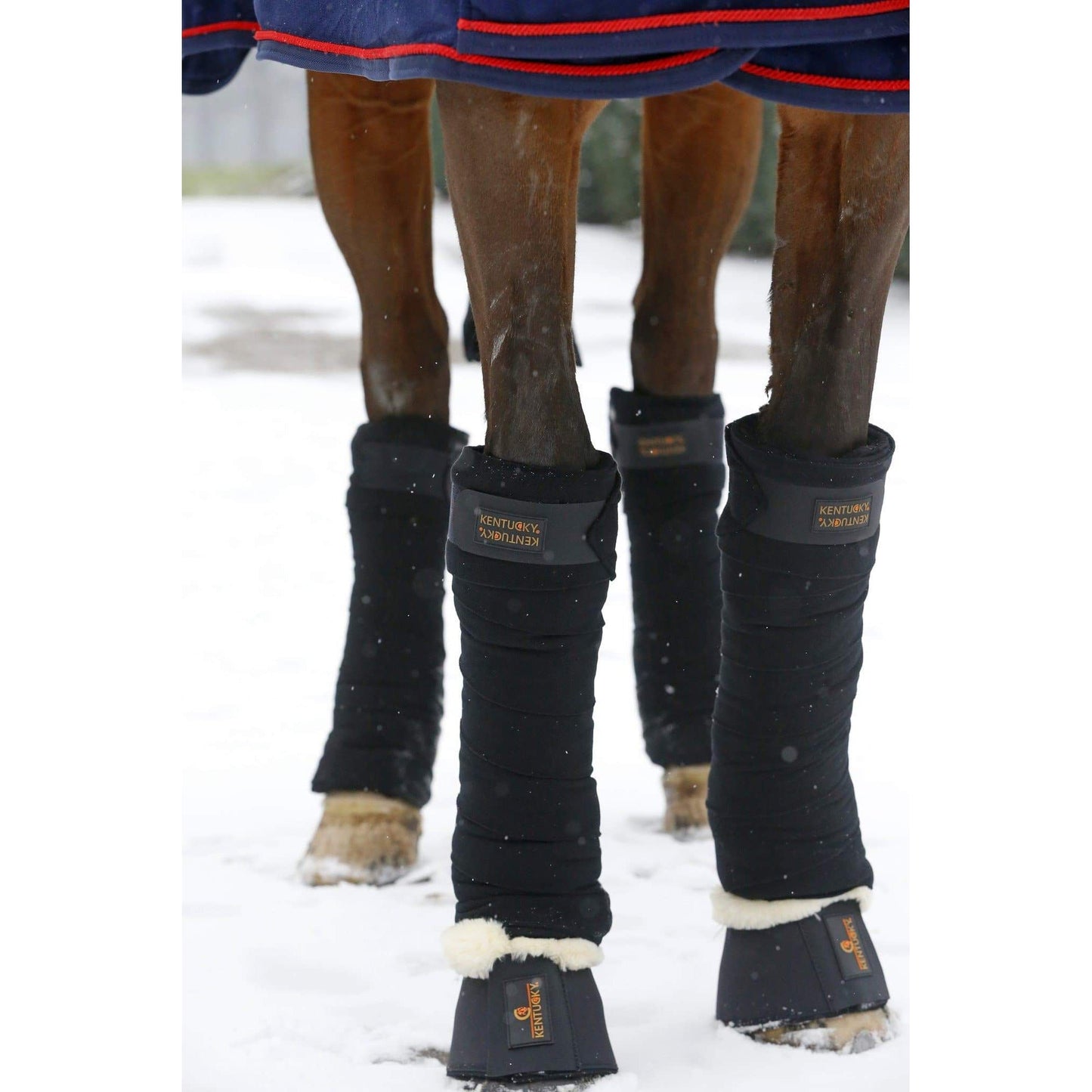 Sheepskin Overreach Boots Solimbra-Dapple EQ-The Equestrian