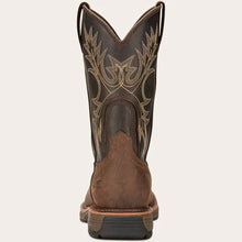 Ariat Mens Workhog Wide Square Toe H2O Bruin Brown/Coffee