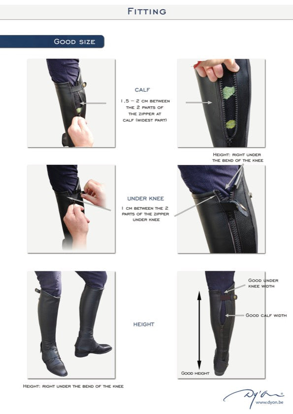 Dy'on Comfort Half Chaps - Little Equine Co.