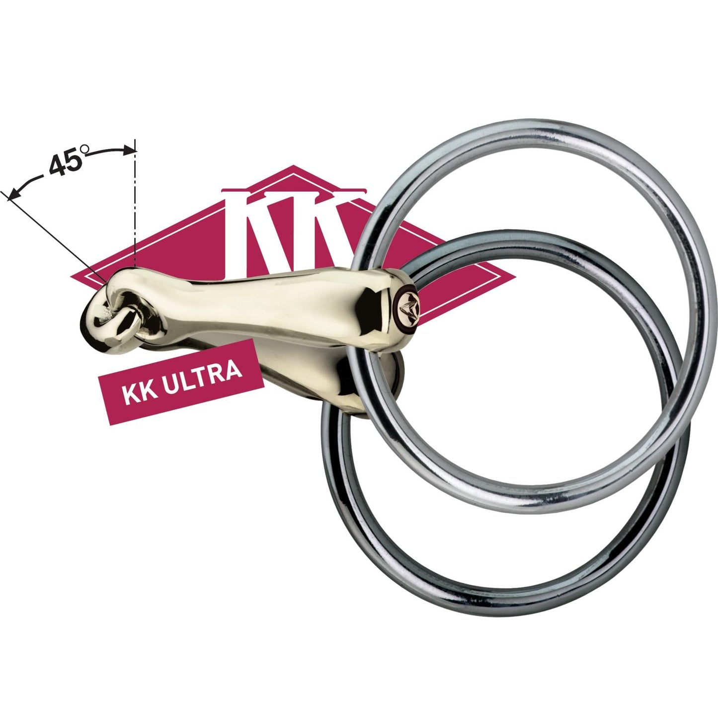 Sprenger KK Ultra Loose Ring Snaffle - Double Joint 16mm-Trailrace Equestrian Outfitters-The Equestrian