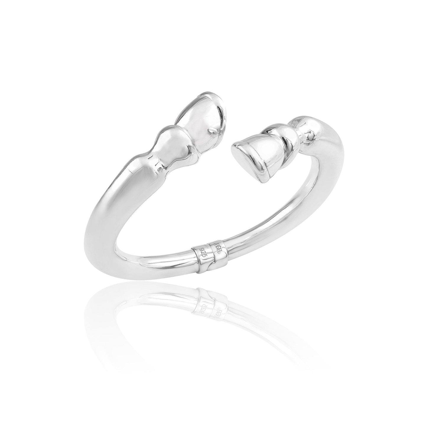Silver boxing glove ring