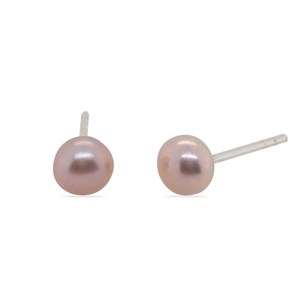 Mountain Creek Jewellery Freshwater Pink Pearl Stud Earrings