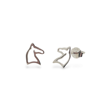 Mountain Creek Jewellery Sterling Silver Open Horse Head Studs