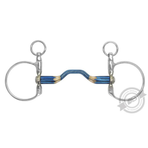 Swivel Bombers DC Dressage Happy Tongue Straight Bit-Trailrace Equestrian Outfitters-The Equestrian