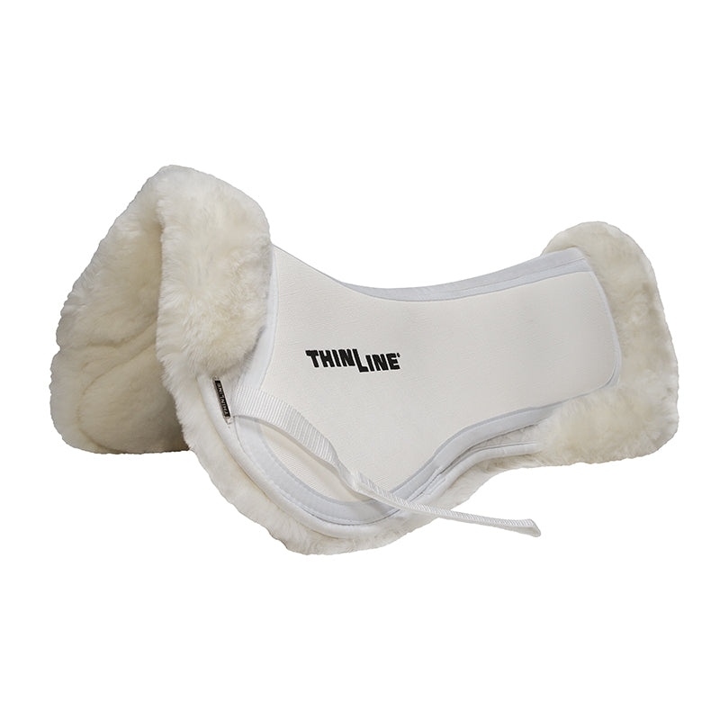 ThinLine Trifecta Sheepskin Comfort Half Pad-Trailrace Equestrian Outfitters-The Equestrian