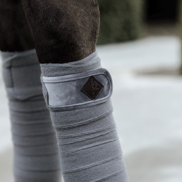 Velvet Basic Polar Fleece Bandages by Kentucky Horsewear-Trailrace Equestrian Outfitters-The Equestrian