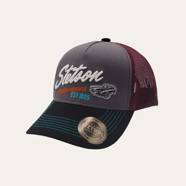 American Muscle Trucker Cap Maroon