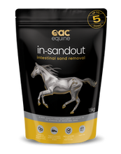 EAC Animal Care's in-sandout - Pellets for the Removal of Intestinal Sand in Animals