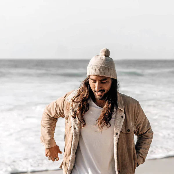 Will & Bear Tasman Soft Wool Beanie Moss