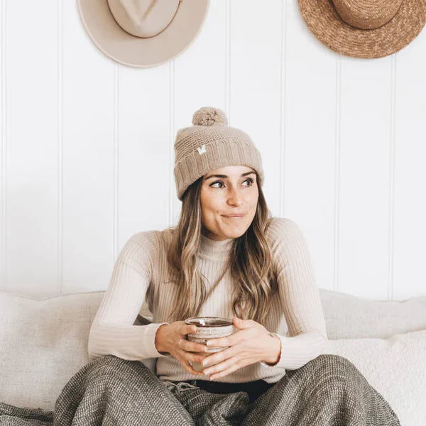 Will & Bear Tasman Soft Wool Beanie Moss