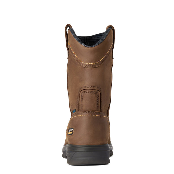 Ariat Mns Turbo Pull-on H2O Carbon Toe Barley Brown