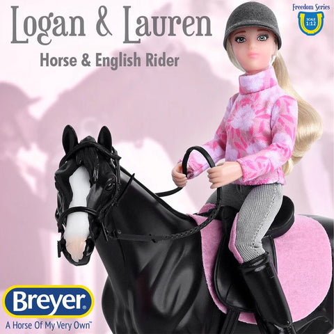 Breyer Freedom Logan & English Rider Lauren
