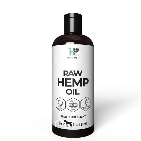 Shop Horse X Hemp Pet Horse Raw Hemp Oil 500ml - Premium Quality Hemp Oil for Your Equine Companion-Ascot Saddlery-The Equestrian