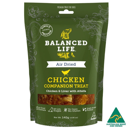 1 Pet X Balanced Life Companion Treat Dog Chicken 140gm-Ascot Saddlery-The Equestrian