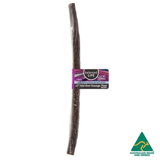 1 Pet X Balanced Life Treat Wild Boar Sausage 12inch-Ascot Saddlery-The Equestrian