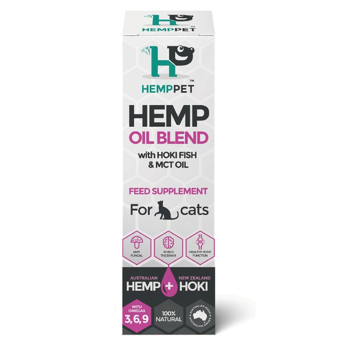 Shop the 100ml Pet X Hemp Pet Cat Hemp Oil Blend with Hoki Fish & MCT Oil for Your Feline Companion-Ascot Saddlery-The Equestrian