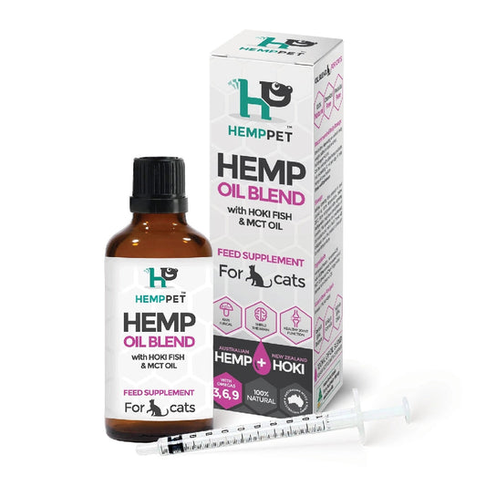 Shop the 100ml Pet X Hemp Pet Cat Hemp Oil Blend with Hoki Fish & MCT Oil for Your Feline Companion-Ascot Saddlery-The Equestrian