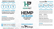 Shop the 100ml Pet X Hemp Oil Blend for Dogs, Infused with Hoki Fish and MCT Oil-Ascot Saddlery-The Equestrian