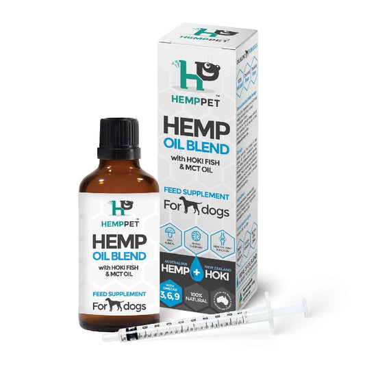 Shop the 100ml Pet X Hemp Oil Blend for Dogs, Infused with Hoki Fish and MCT Oil-Ascot Saddlery-The Equestrian
