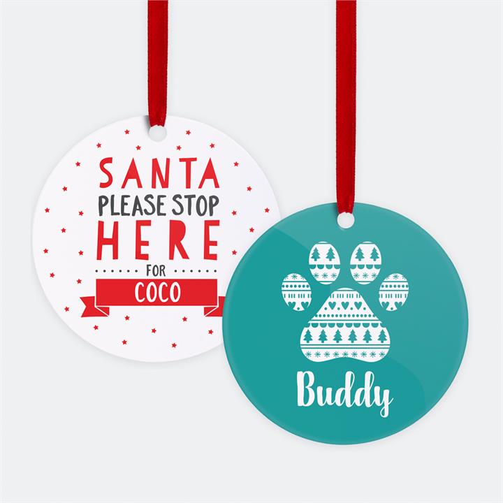 Pet Christmas Ornaments-Bright Star Buddies Dog Tags & Bandanas-The Equestrian