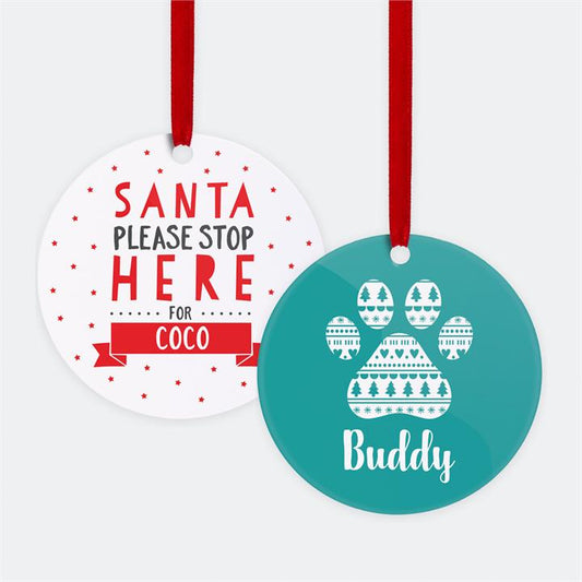 Pet Christmas Ornaments-Bright Star Buddies Dog Tags & Bandanas-The Equestrian