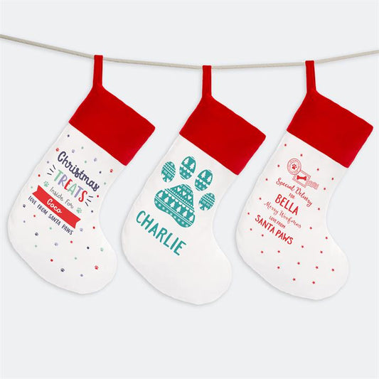 Pet Jumbo Christmas Stockings-Bright Star Buddies Dog Tags & Bandanas-The Equestrian