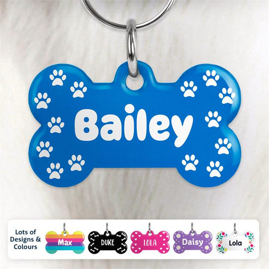 Premium Dog Bone Tags-Bright Star Buddies Dog Tags & Bandanas-The Equestrian