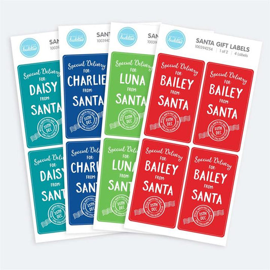 Santa Labels For Pets-Bright Star Buddies Dog Tags & Bandanas-The Equestrian