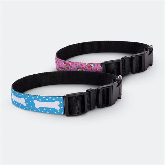 Large Personalised Dog Collars-Bright Star Buddies Dog Tags & Bandanas-The Equestrian