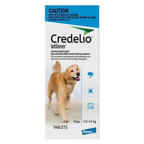 Credelio For Large Dogs Blue 22 - 45kg 6 Pack-VetSupply.com.au-The Equestrian