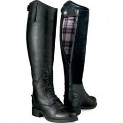Ariat Tall Boots Bromont H20 Black Ladies-Ascot Saddlery-The Equestrian