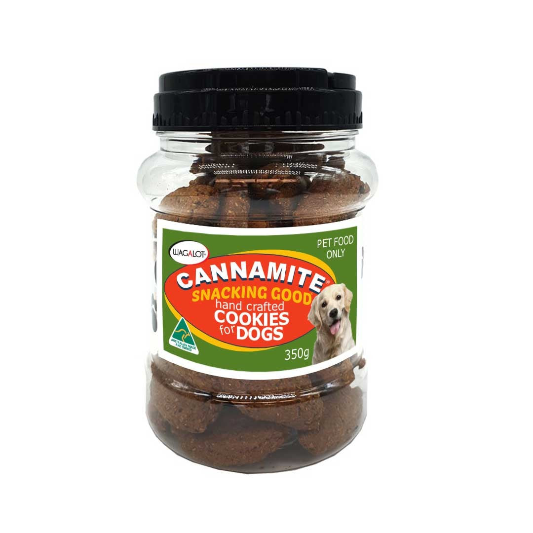Shop Wagalot Cannamite Cookies in a 350 Gm Jar-Ascot Saddlery-The Equestrian