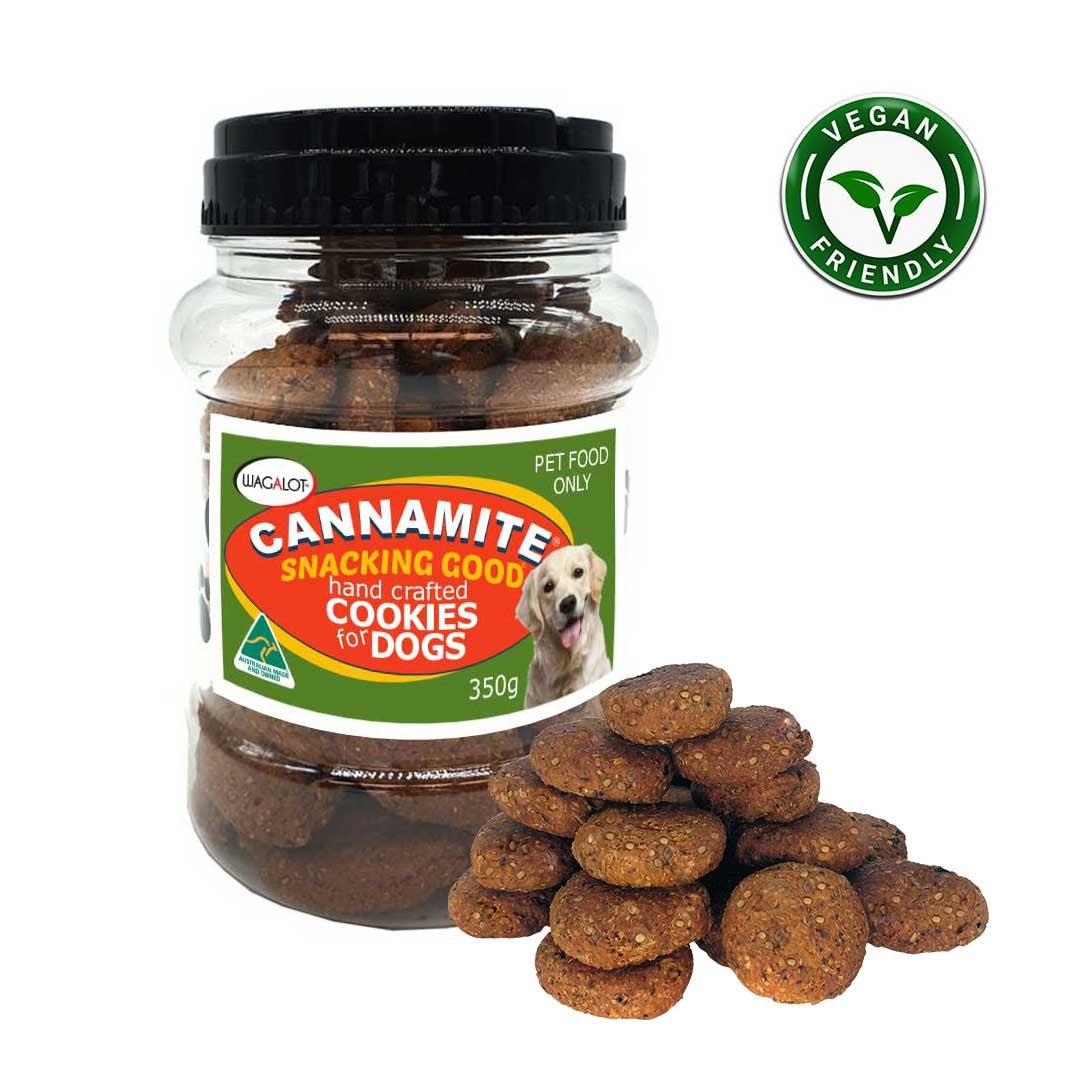 Shop Wagalot Cannamite Cookies in a 350 Gm Jar-Ascot Saddlery-The Equestrian