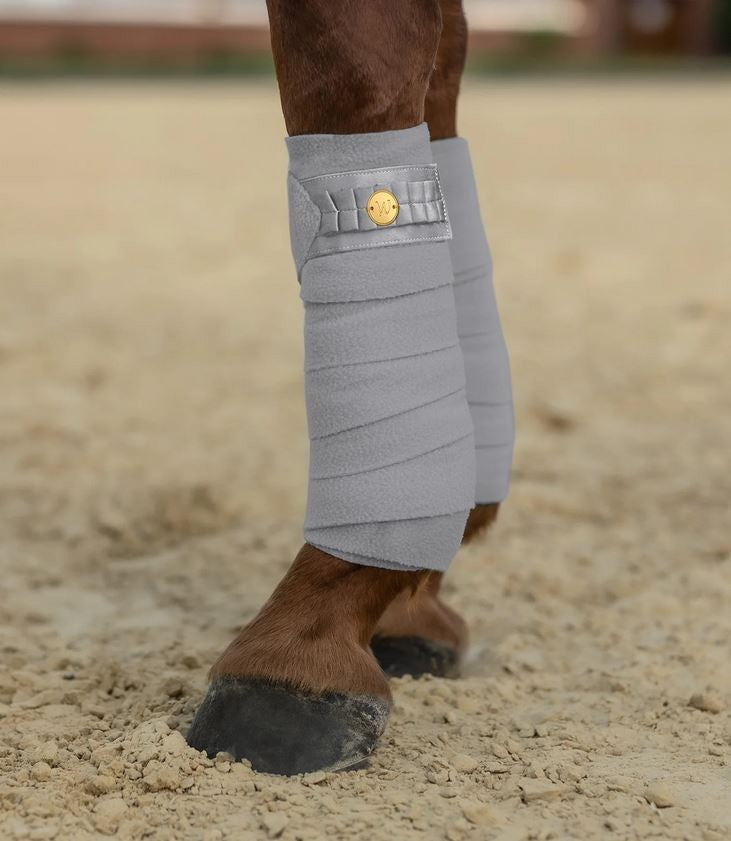 Bandages Fleece Florence Waldhausen Stone Grey-Ascot Saddlery-The Equestrian