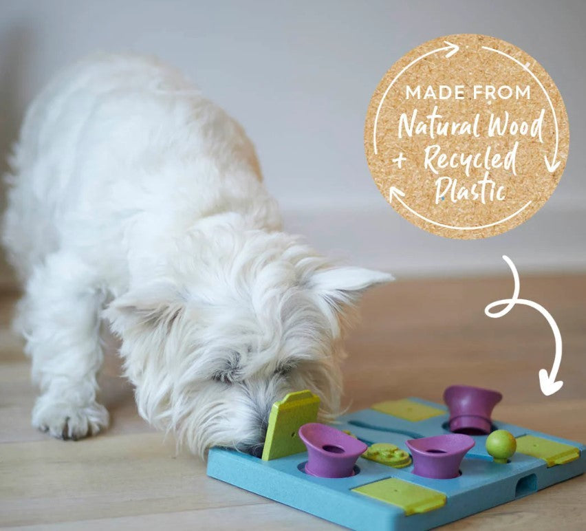 Kazoo Dog Toy Interactive Puzzle Play Rectangle Rumble-Ascot Saddlery-The Equestrian