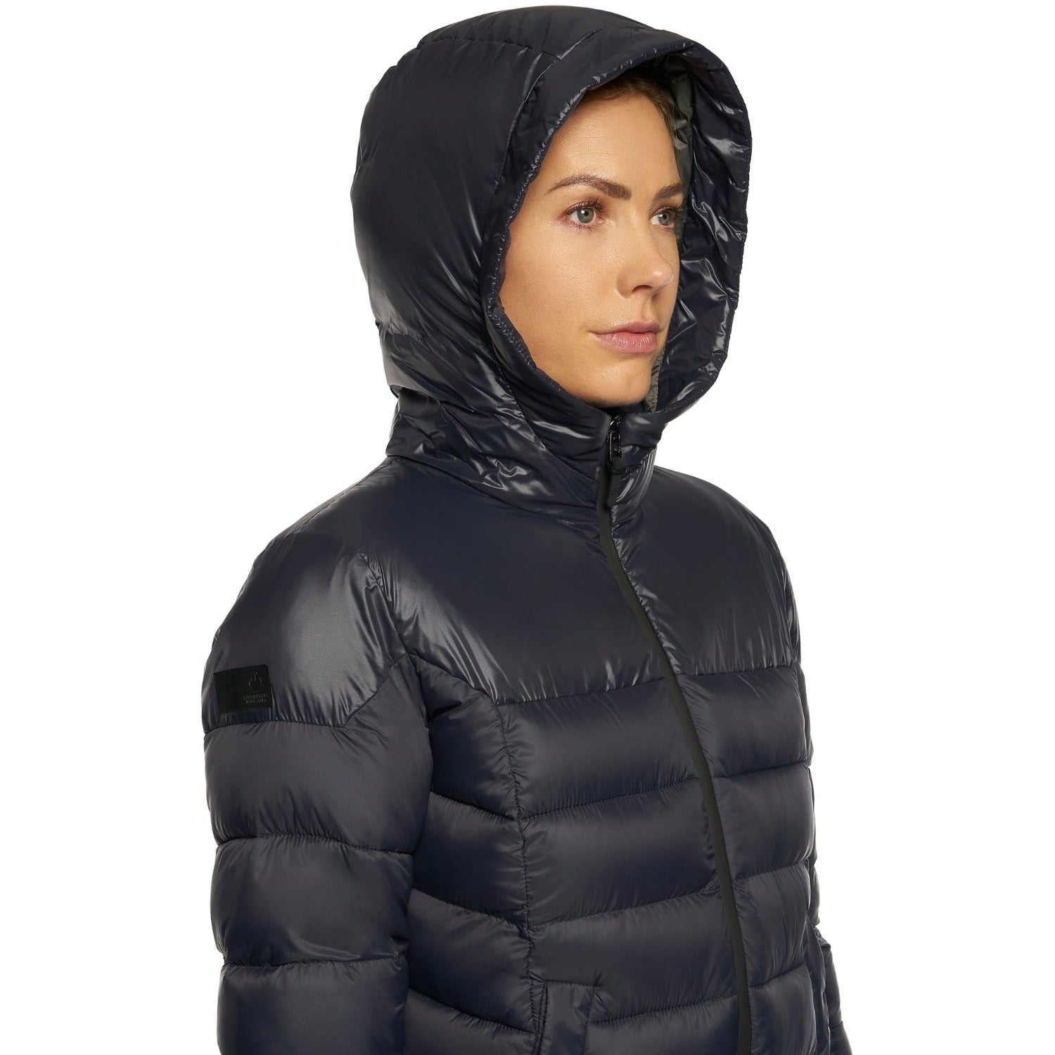 Cavalleria Toscana Long Hooded Puffer Jacket-Trailrace Equestrian Outfitters-The Equestrian