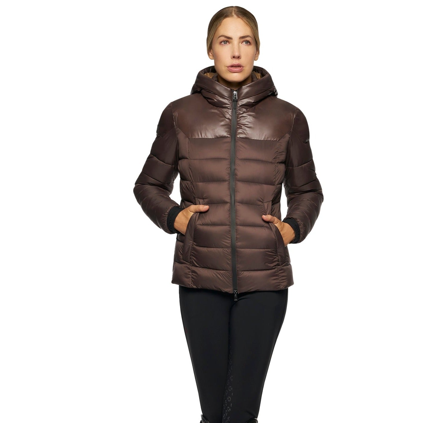 Cavalleria Toscana Hooded Puffer Jacket-Trailrace Equestrian Outfitters-The Equestrian