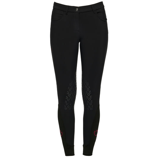 Cavalleria Toscana Ladies Knee Grip Breeches - Fleece-Trailrace Equestrian Outfitters-The Equestrian