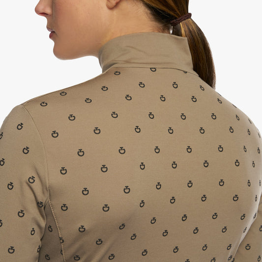 Cavalleria Toscana Mini CT Print Wool Training Polo-Trailrace Equestrian Outfitters-The Equestrian