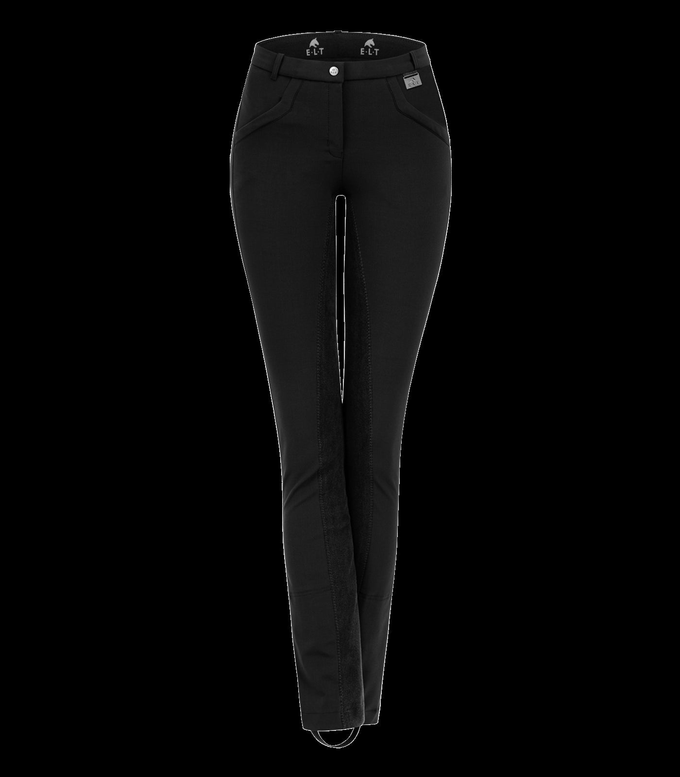 ELT Micro Jodhpurs Black-Top Brands-The Equestrian