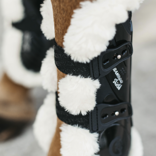 Kentucky Horsewear Vegan Sheepskin Tendon Boot Bamboo - Elastic-Trailrace Equestrian Outfitters-The Equestrian