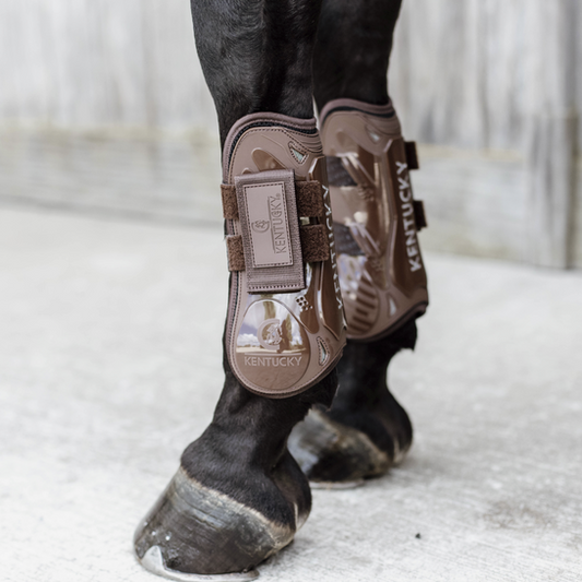 Kentucky Horsewear Tendon Boot Velcro-Trailrace Equestrian Outfitters-The Equestrian