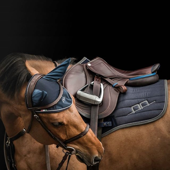 Alessandro Albanese Platinum Ear Nets-Little Equine Co-The Equestrian